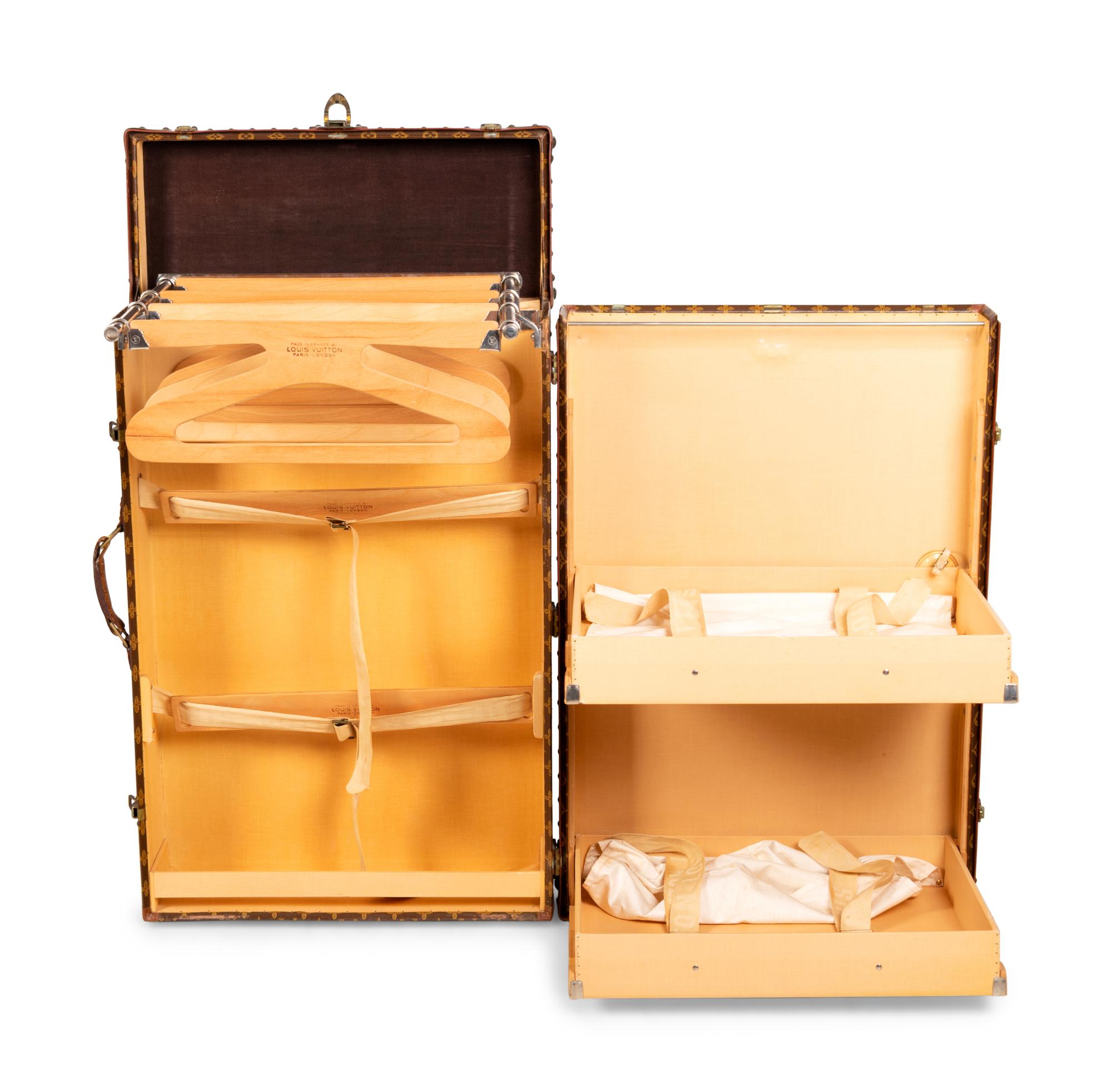 Louis Vuitton Men's Suit Trunk, Mid 20th Century