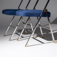 Karl Springer (German-American, 1931–1991) — Pair of Folding Chairs