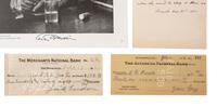 [AUTHORS]. Autographs from authors and poets including SANDBERG, WHITTIER, SAND, & BUCK.