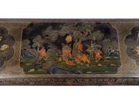 A Chinese Black and Gilt Lacquer Console Table — 20TH CENTURY
