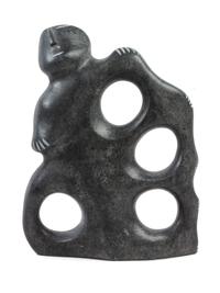 Transformational Figural Soapstone Sculpture