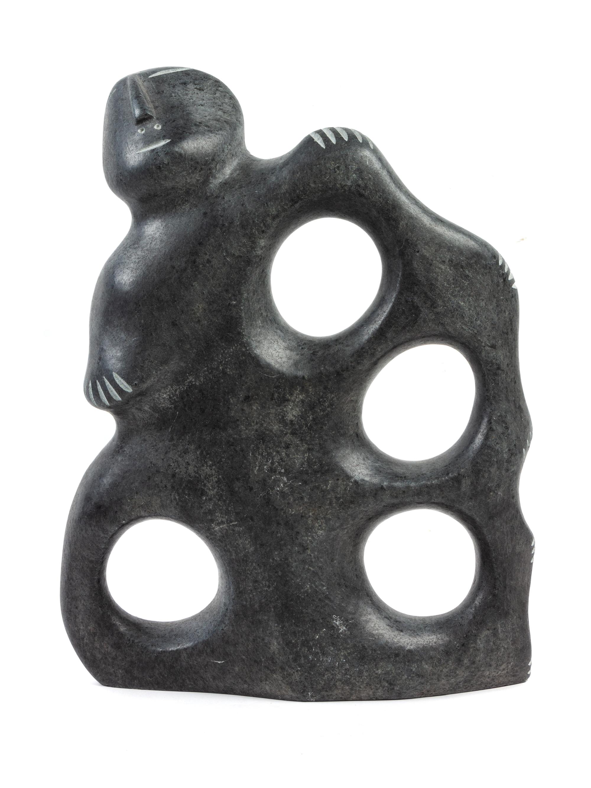 Transformational Figural Soapstone Sculpture