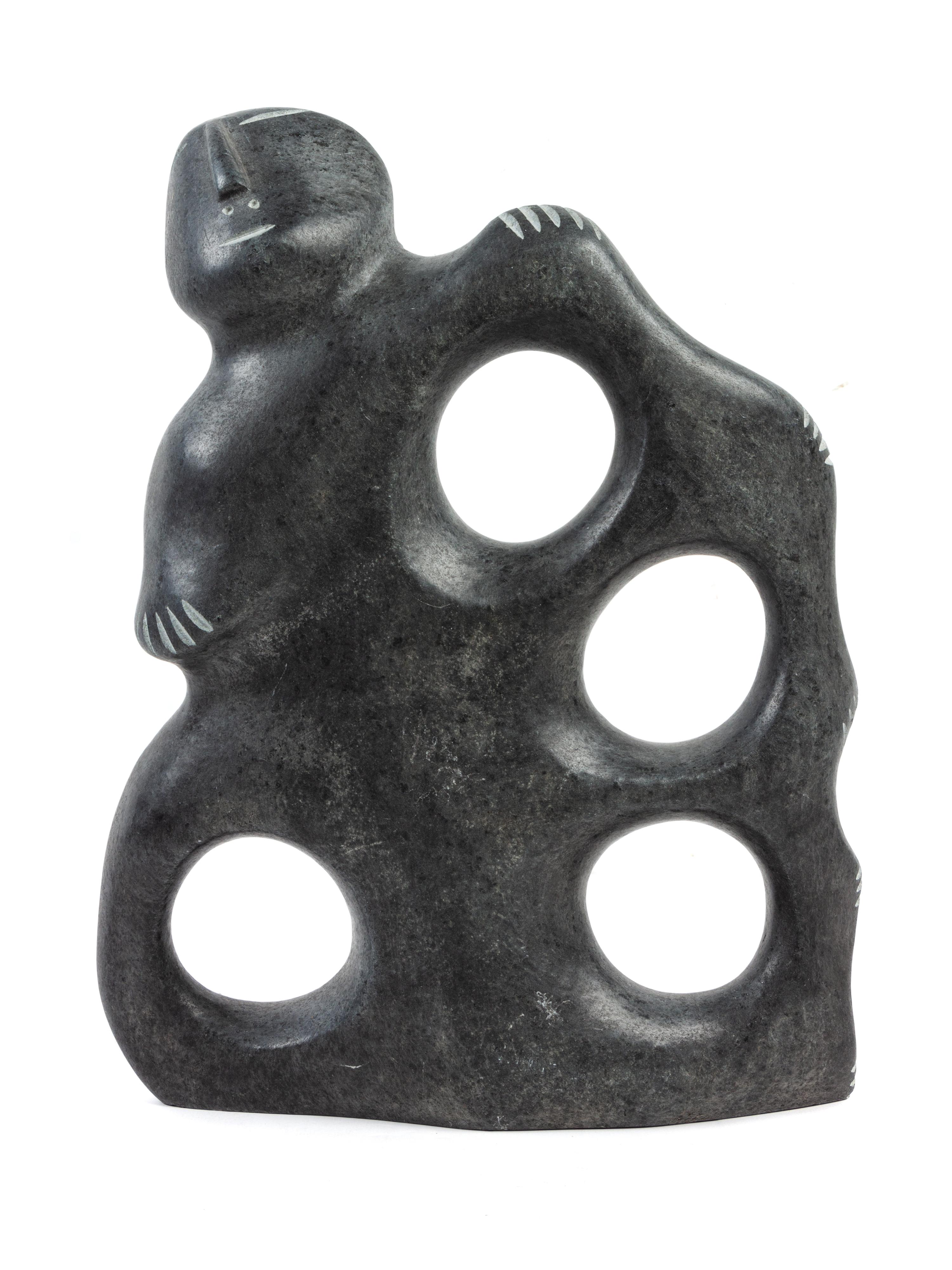 Transformational Figural Soapstone Sculpture