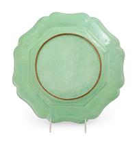 A Chinese Canton Enamel 'Foliate' Plate