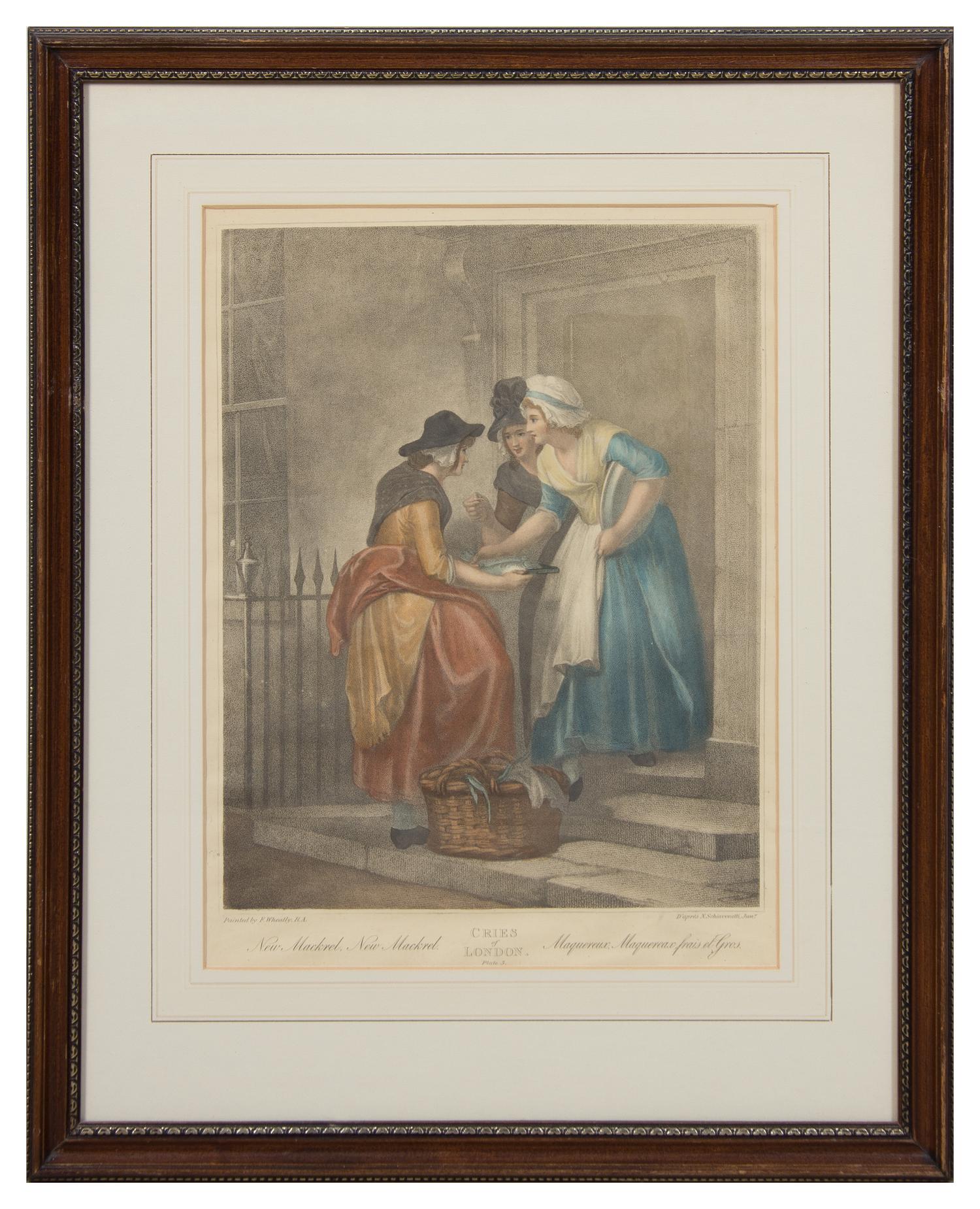 A Set of Thirteen English Mezzotint Engravings Height of tallest overall 23 inches.