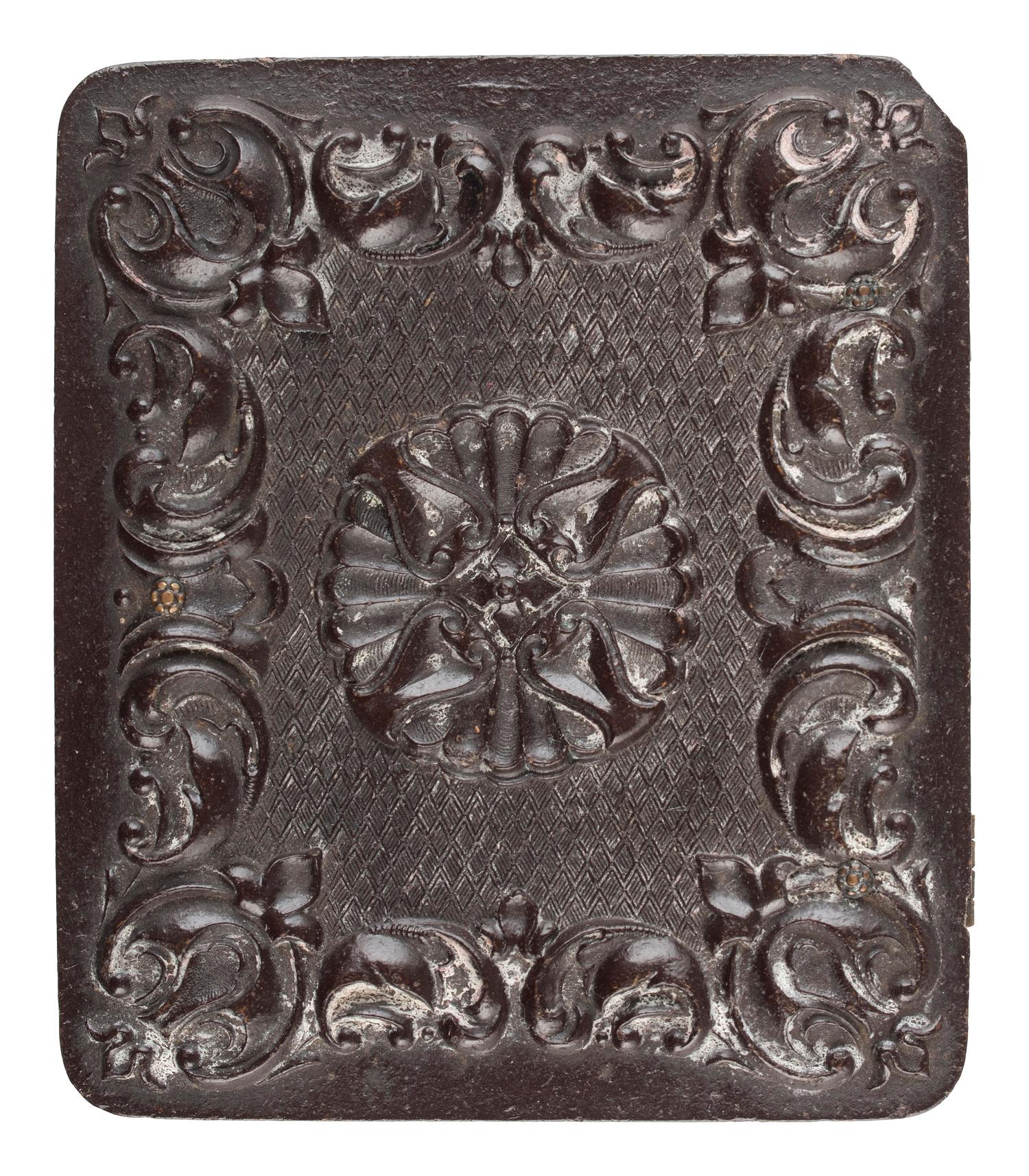 [CIVIL WAR]. Ninth plate ruby ambrotype of Confederate soldier.