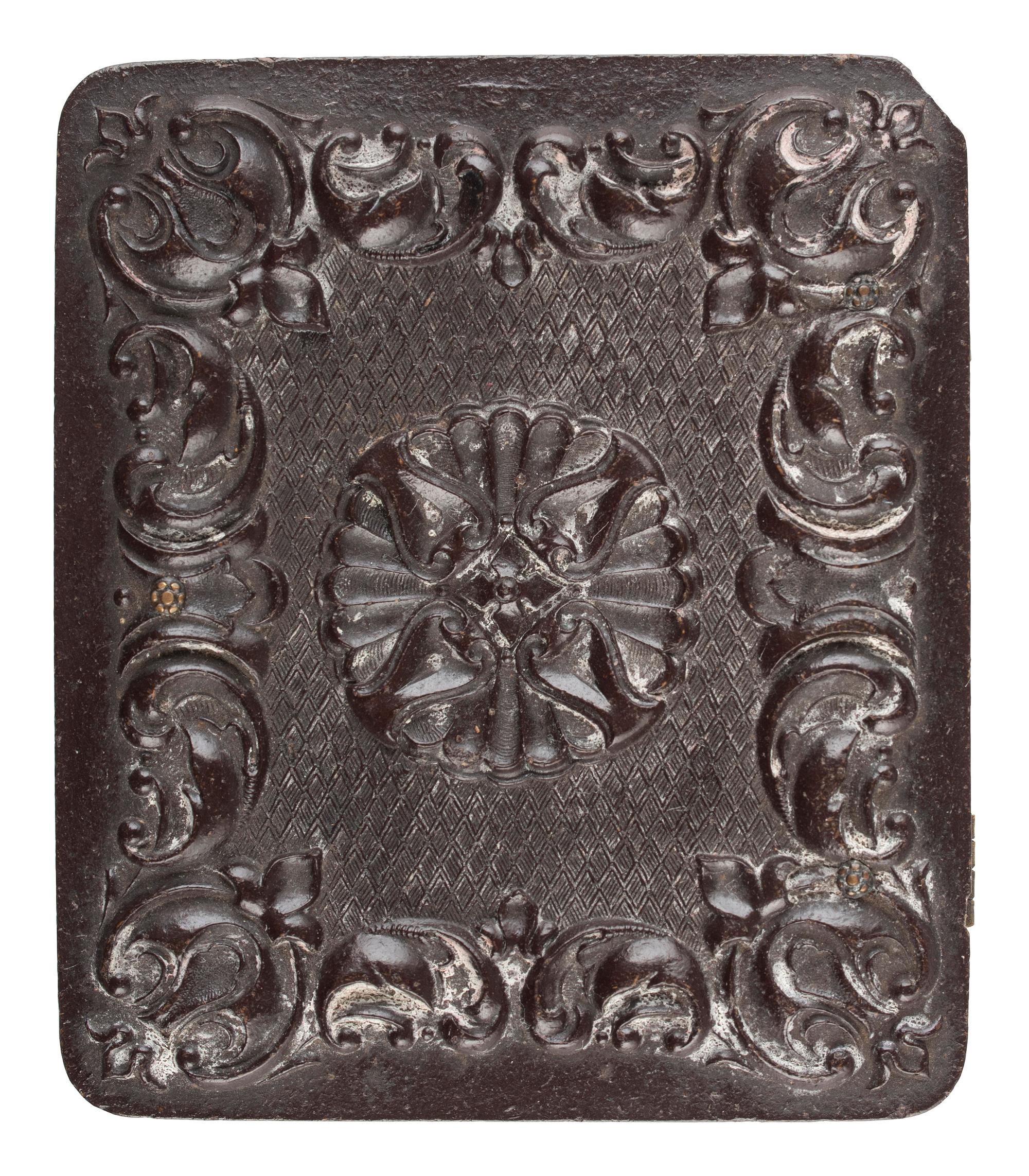 [CIVIL WAR]. Ninth plate ruby ambrotype of Confederate soldier.