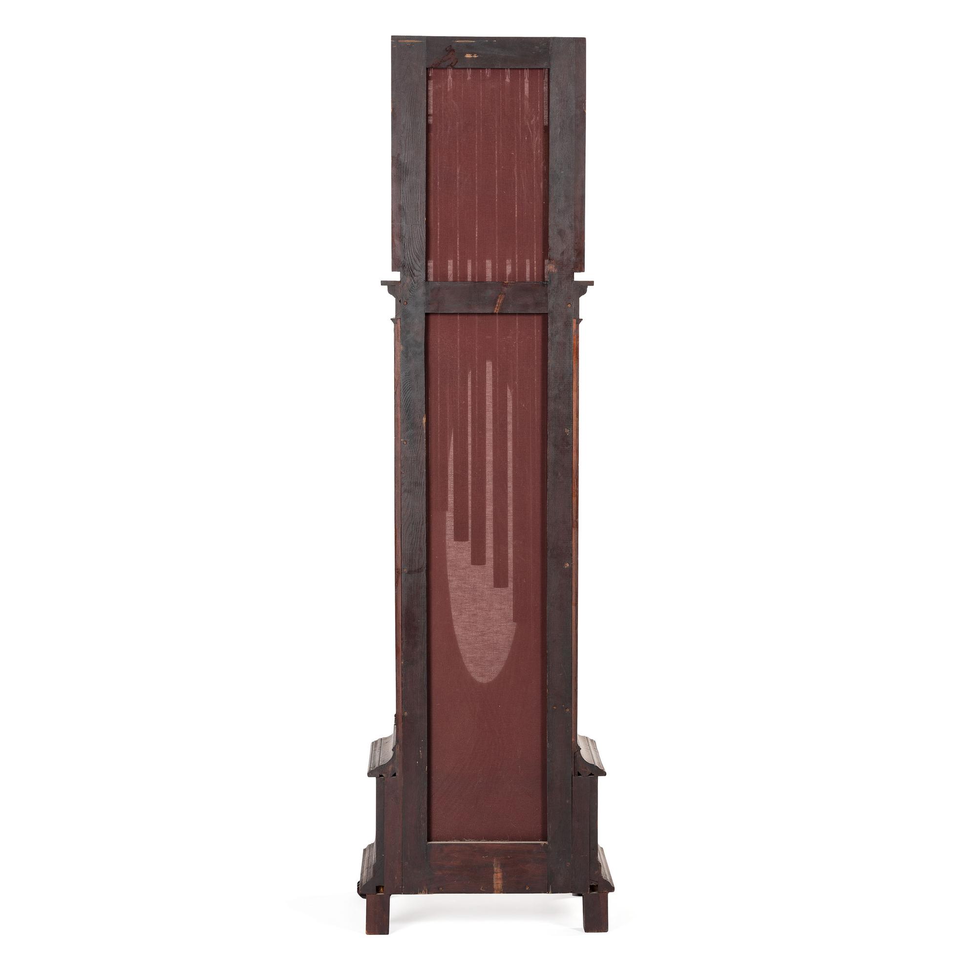 A Theodore B. Starr Mahogany Nine-Tube Tall-Case Case Clock