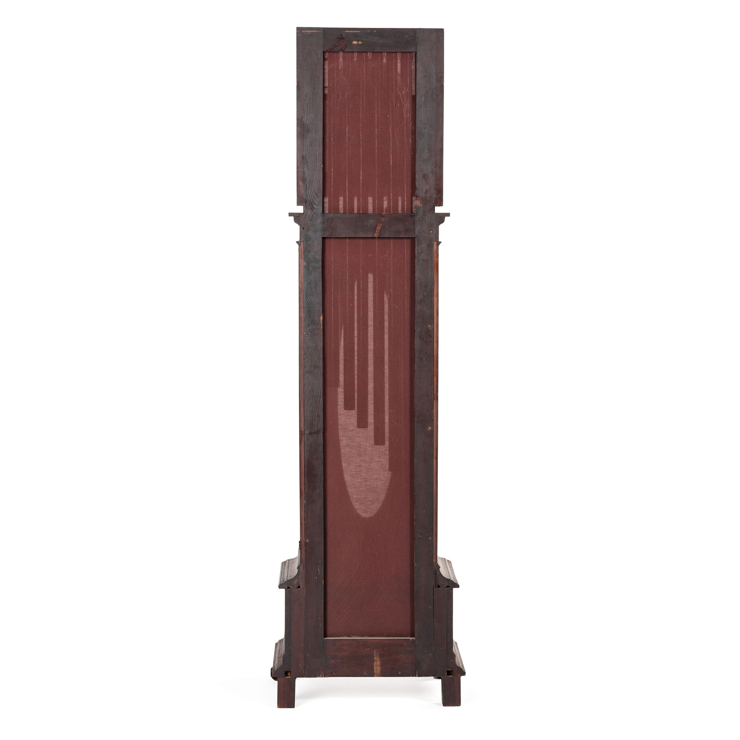 A Theodore B. Starr Mahogany Nine-Tube Tall-Case Case Clock