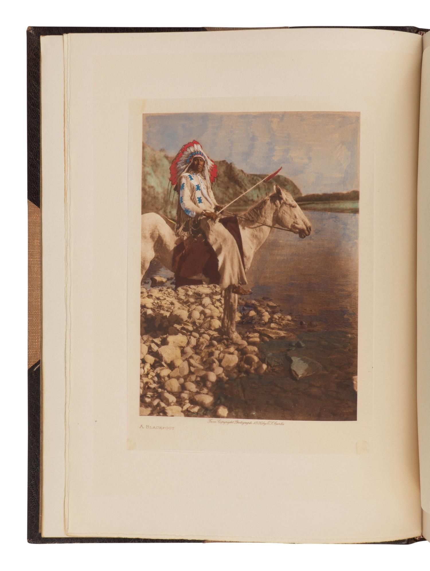 CURTIS, Edward S. (1868-1952). The North American Indian... List of Large Plates Supplementing Volume Sixteen . [Norwood, Massachusetts: The Plimpton Press, 1930].
