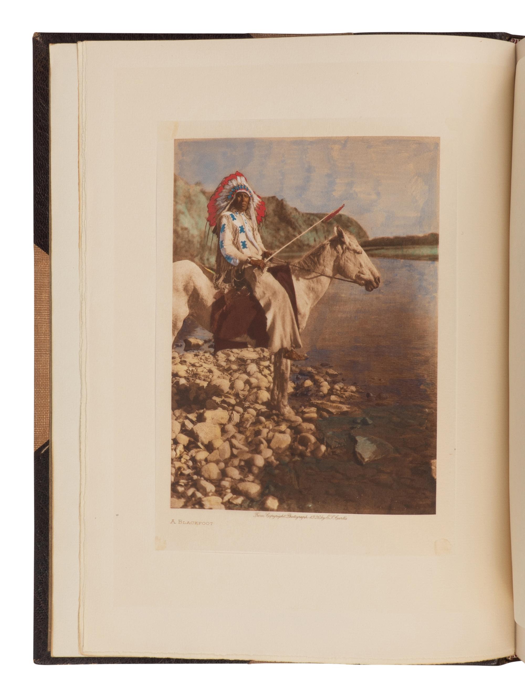CURTIS, Edward S. (1868-1952). The North American Indian... List of Large Plates Supplementing Volume Sixteen . [Norwood, Massachusetts: The Plimpton Press, 1930].