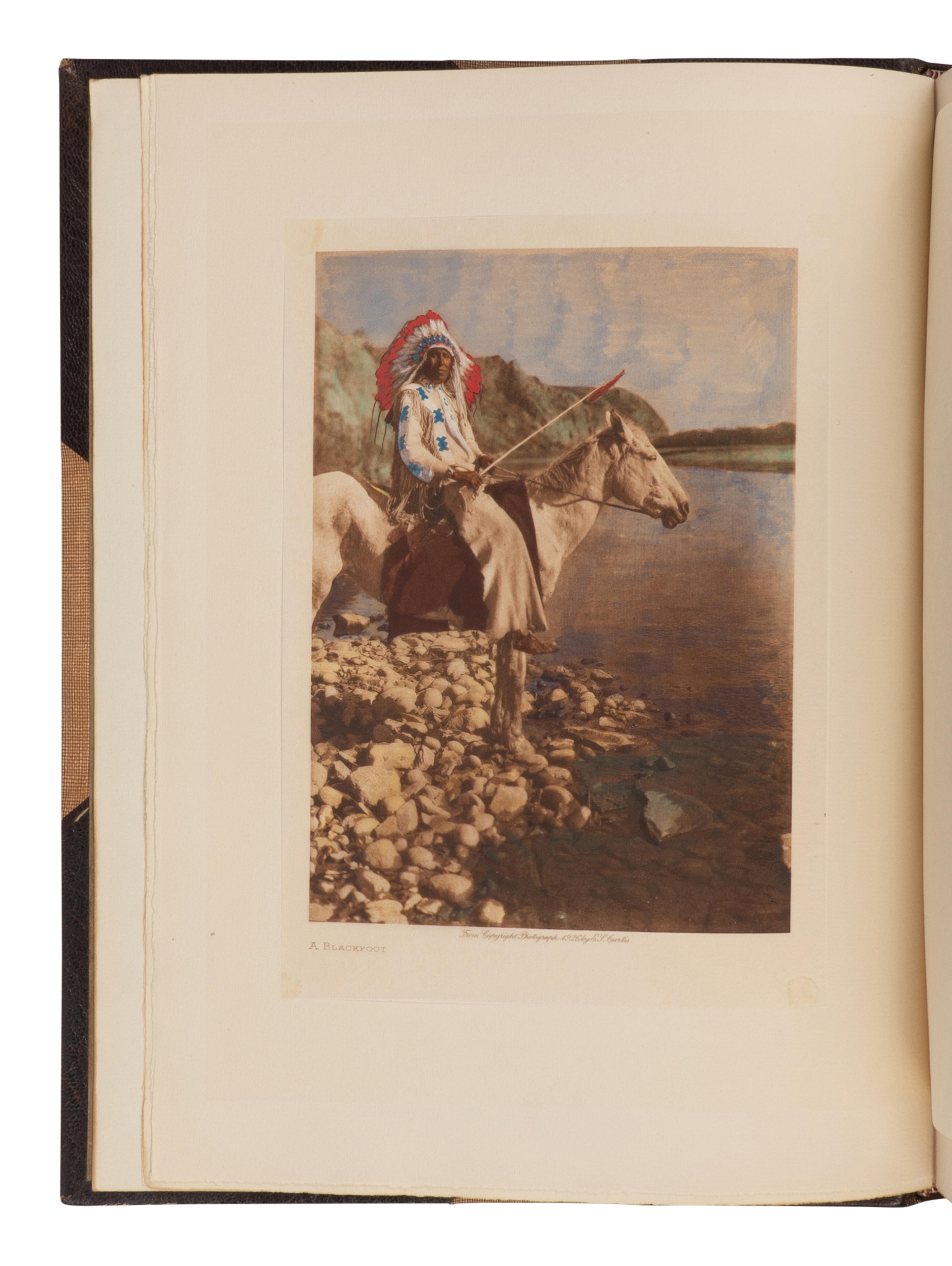 CURTIS, Edward S. (1868-1952). The North American Indian... List of Large Plates Supplementing Volume Sixteen . [Norwood, Massachusetts: The Plimpton Press, 1930].