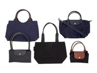 Collection of Six Longchamp Hand Bags, 2000-10s