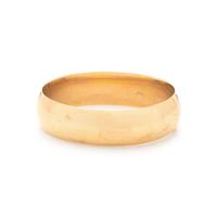 YELLOW GOLD BANGLE BRACELET