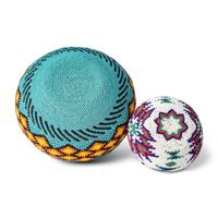 Frances Ernestine Sam (Northern Paiute, 1919–1982) — Beaded Basket, Award Winner