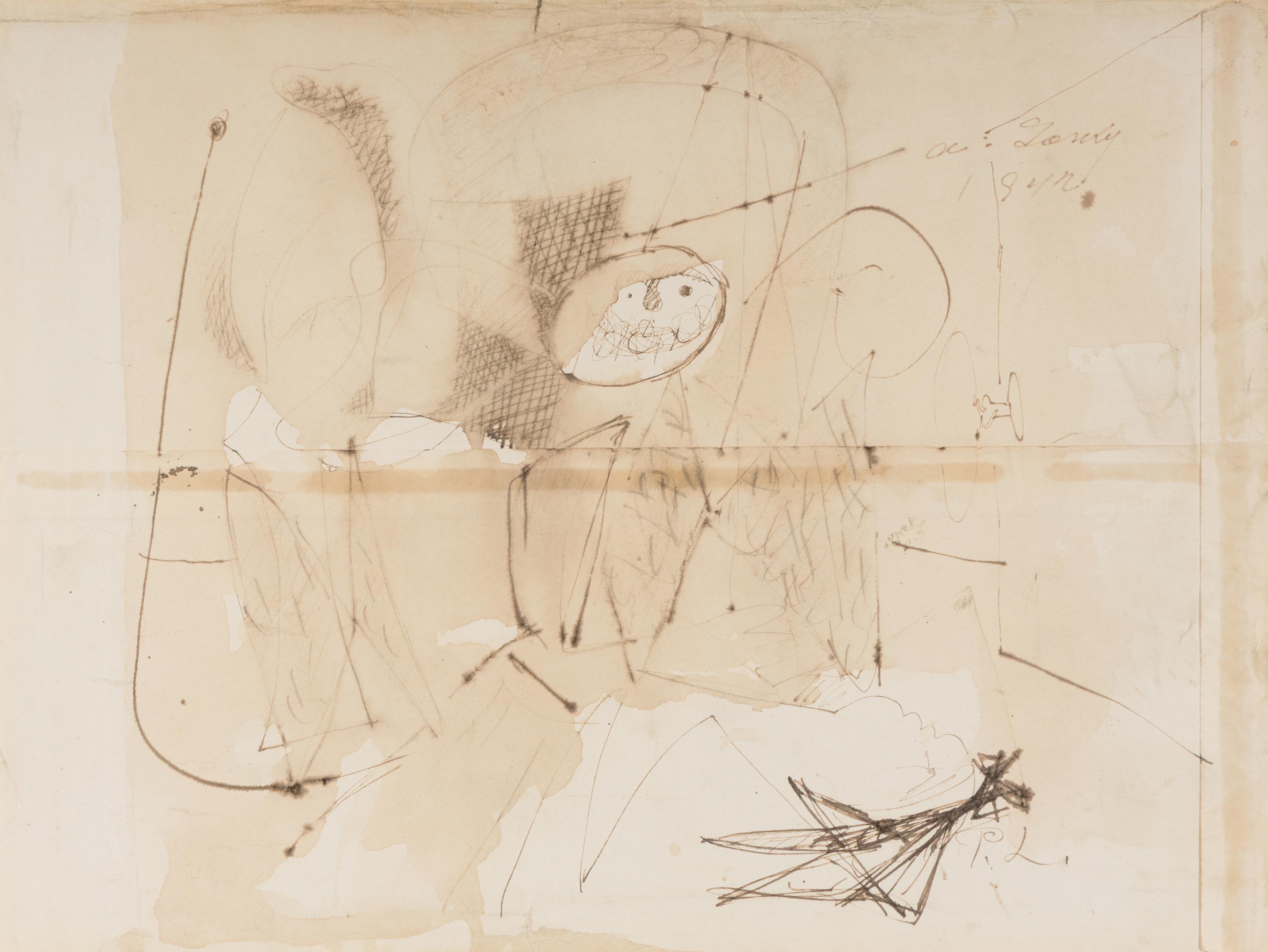 Untitled (Study for Pirate), 1942