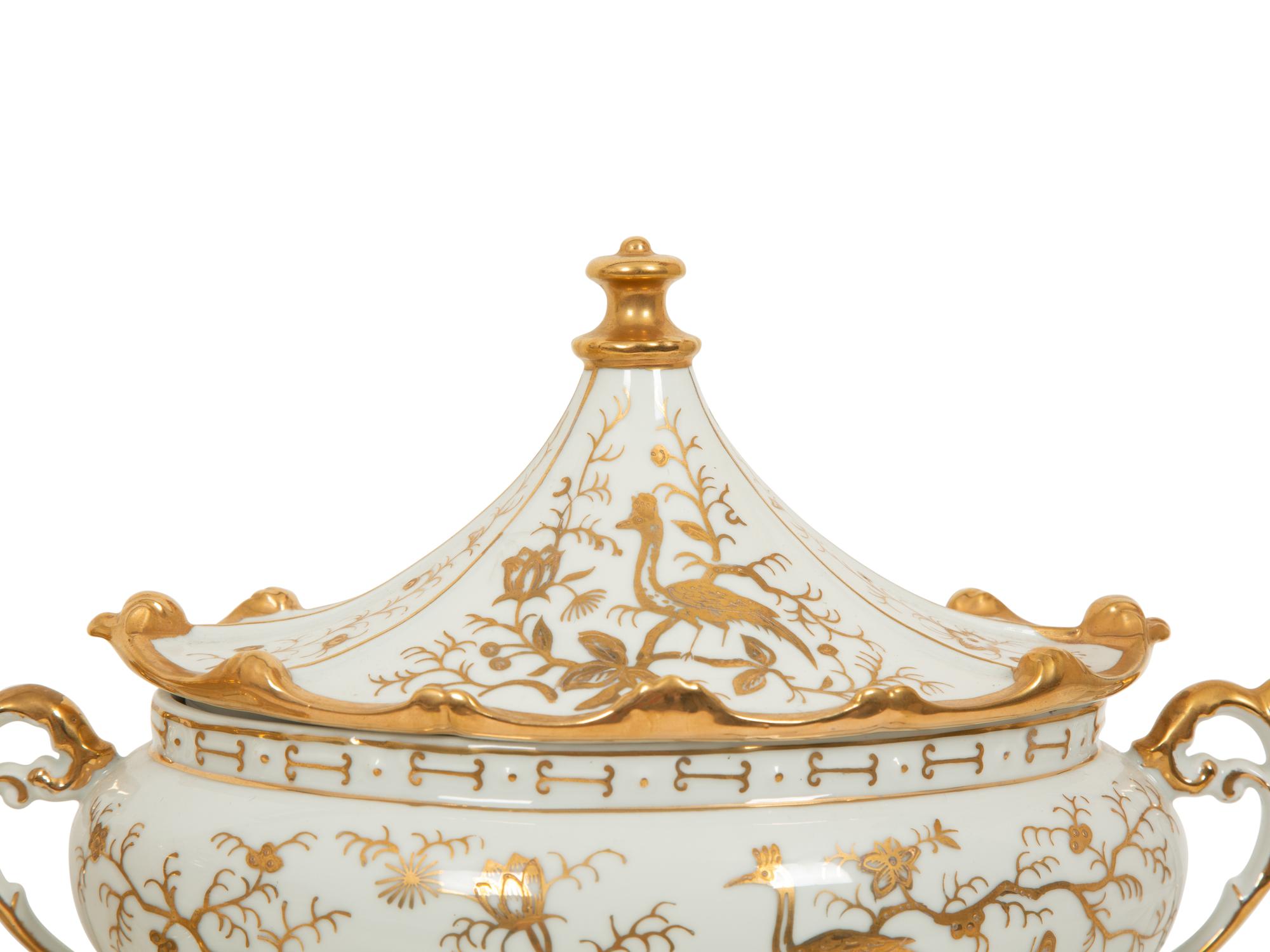 Two Continental Porcelain Tureens with Covers
