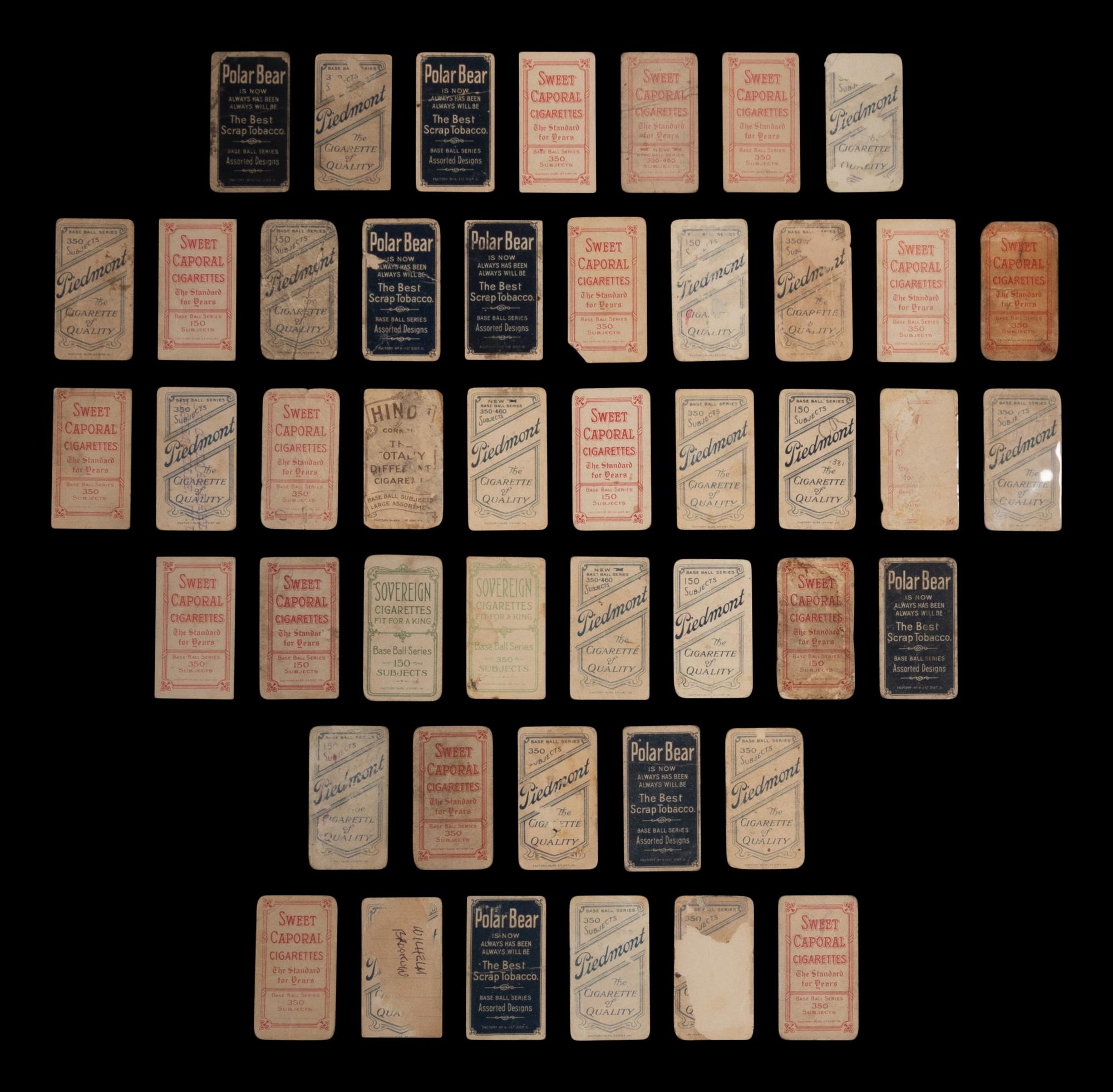 A Collection of Over 350 Assorted T206 Tobacco Baseball Cards