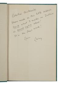 DURRELL, Lawrence (1912-1990). A group of 7 titles from Henry Miller's library, SEVERAL INSCRIBED BY DURRELL, comprising: