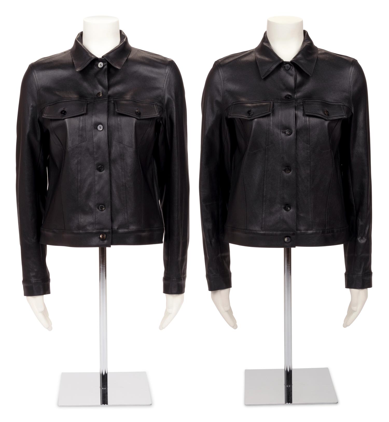 Two Identical The Row Leather Trucker Jackets