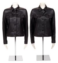 Two Identical The Row Leather Trucker Jackets