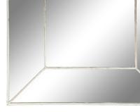 A Pair of Carol Canner for Carver's Guild Colonial Arch Silver Gilt Metal Framed Mirrors