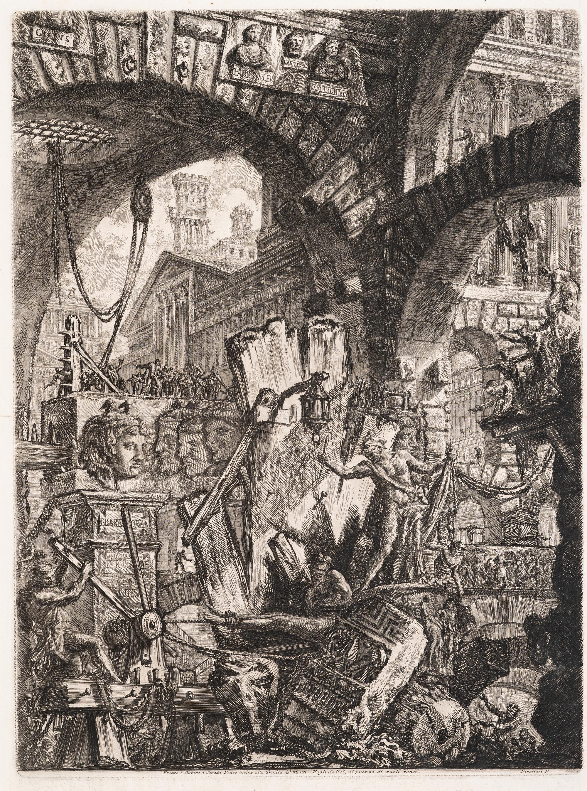 Carceri d'Invenzione (the complete set of 16), 1761
