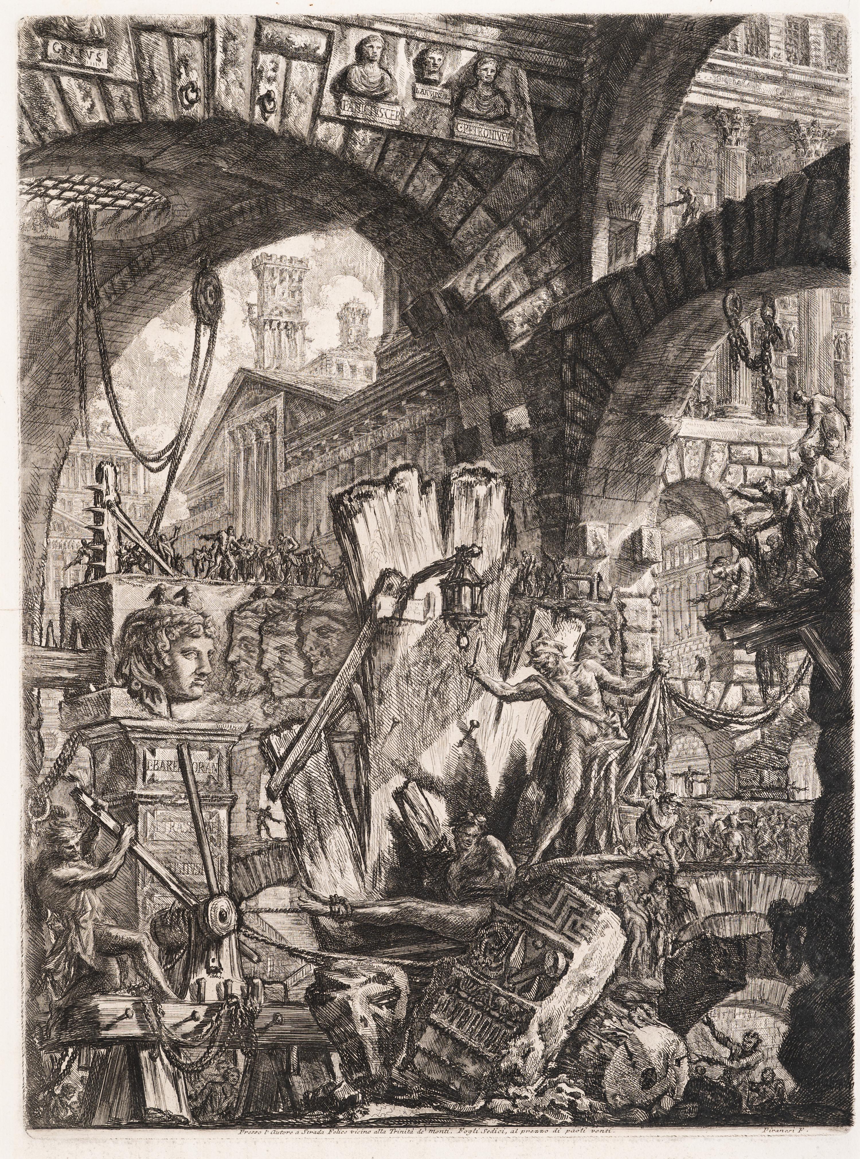 Carceri d'Invenzione (the complete set of 16), 1761