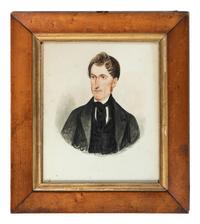 Two Miniature Watercolors of Gentlemen