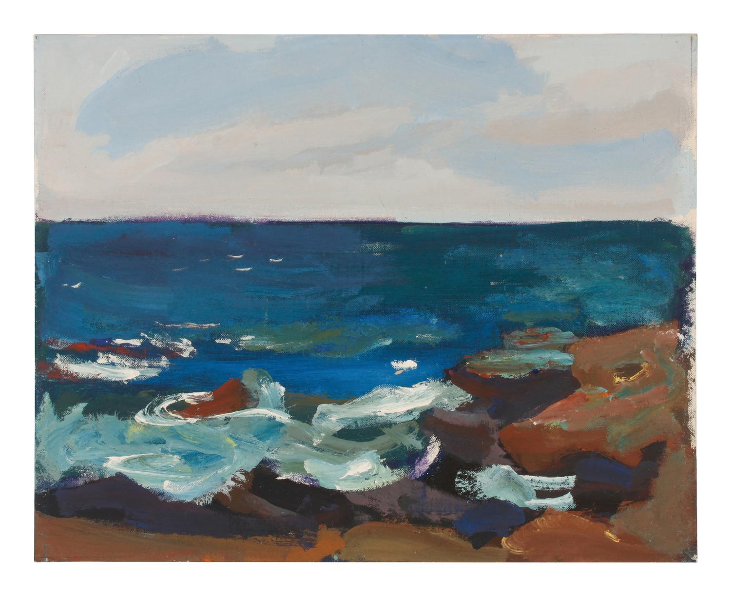 Nine works: Untitled Coastal Scenes