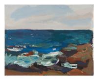 Nine works: Untitled Coastal Scenes