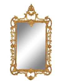 A Louis XV Style Giltwood Mirror