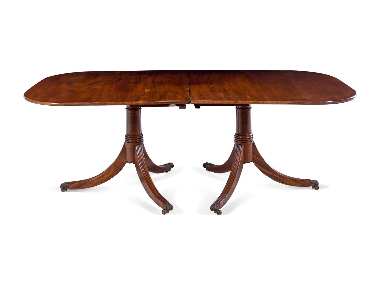 A George III Style Mahogany Dining Table