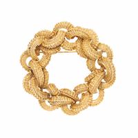 Yellow Gold Brooch