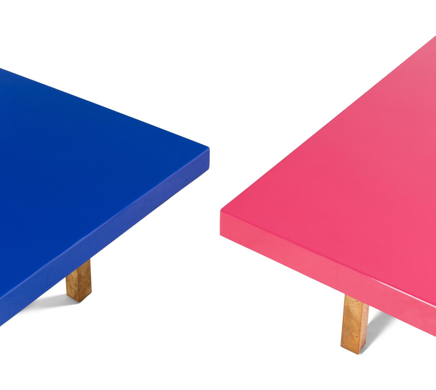 Two Contemporary Low Tables