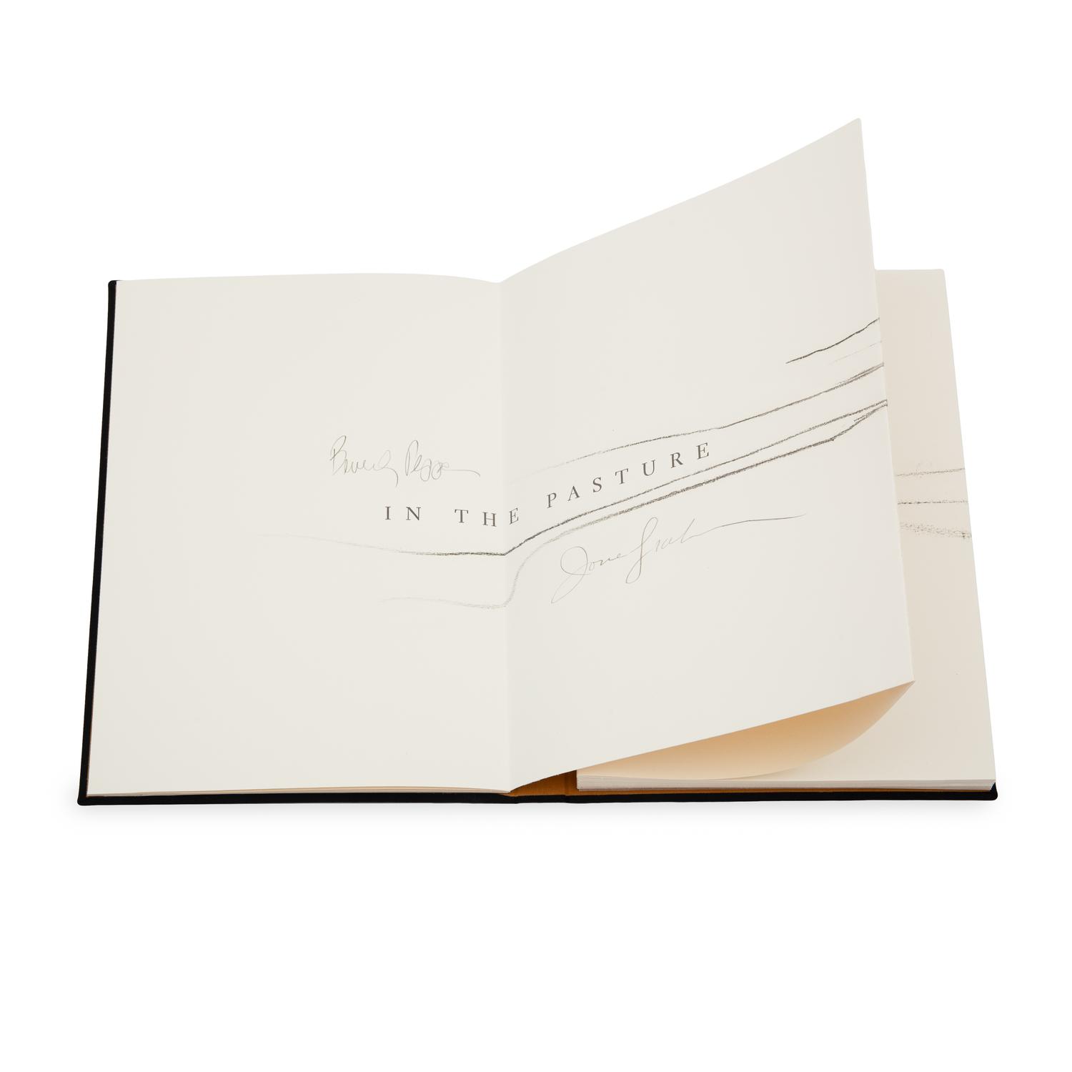 Beverly Pepper (American, 1922-2020) — In the Pasture (complete set of eight with justification pages and letterpress text by Jorie Graham), 2000