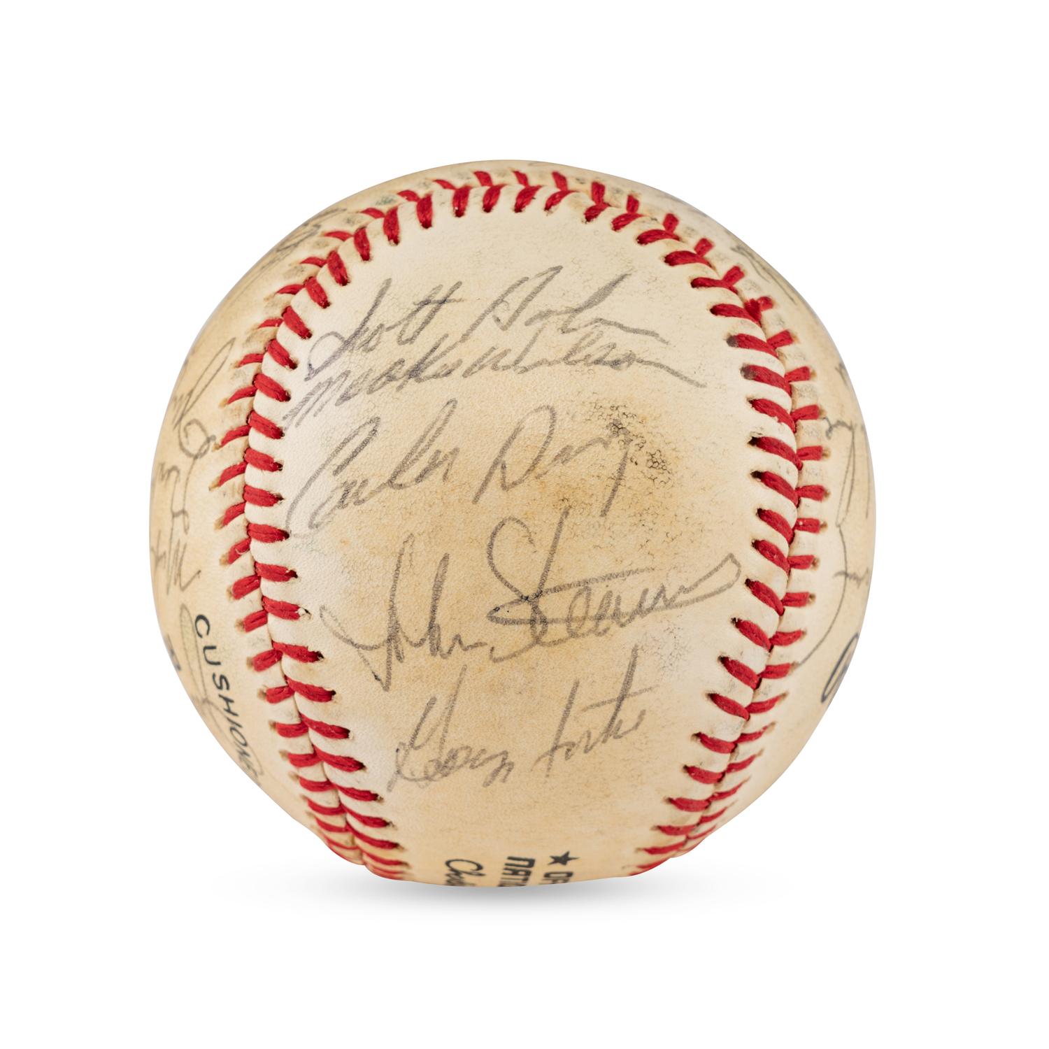 A 1983 New York Mets Team Signed Autograph Baseball