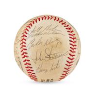 A 1983 New York Mets Team Signed Autograph Baseball