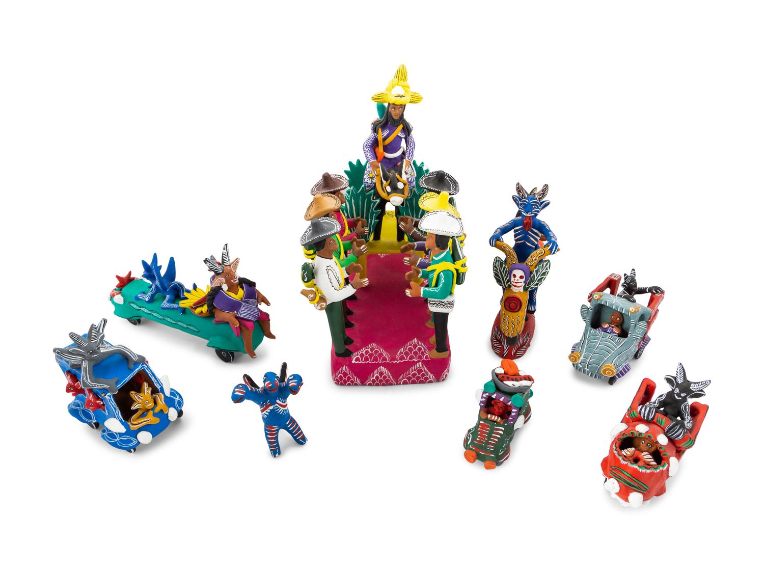 A Collection of Oaxacan Folk Art Pottery