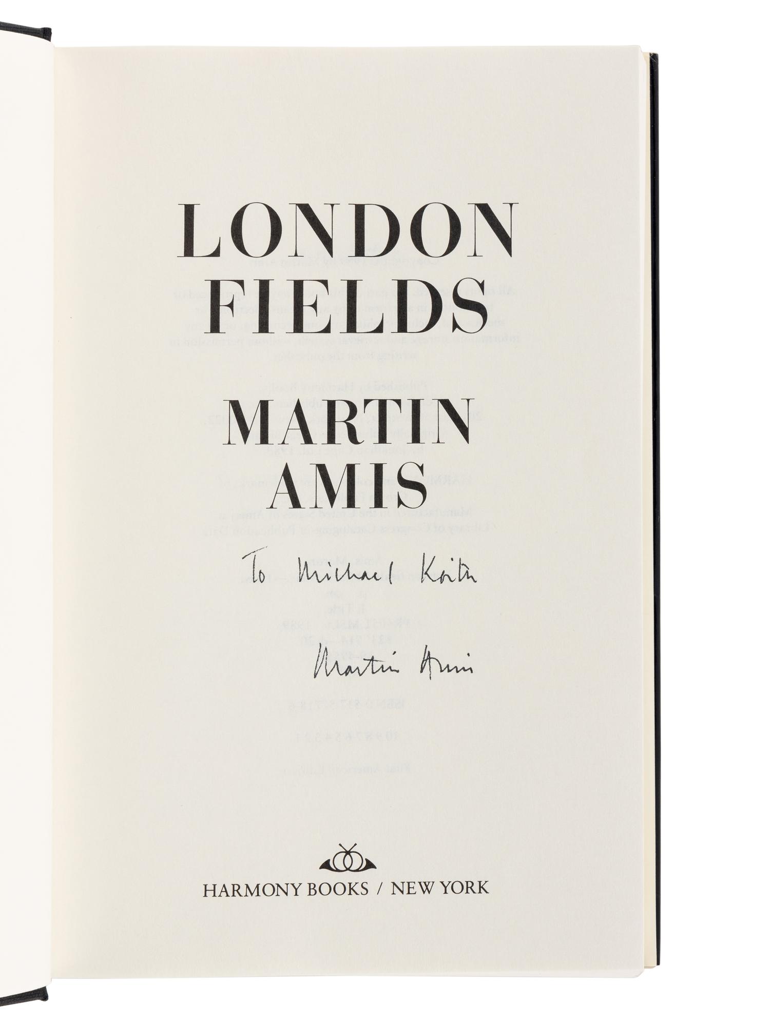 AMIS, Martin (1949-2023). A group of 11 works by Amis, MANY SIGNED, comprising: