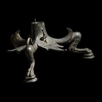 A Byzantine Bronze Candelabrum Base