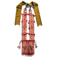 Sioux Woman's Quilled Breastplate