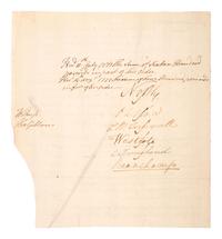 [POLITICS]. Two documents signed by 18th century Prime Ministers of Great Britain, Lord NORTH and William CAVENDISH-BENTINCK, 3rd Duke of Portland, comprising: