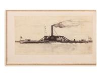[CIVIL WAR]. 2 CDVs, incl. USS Gen. Sherman & CSS Selma .