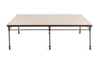 A Contemporary Steel Low Table