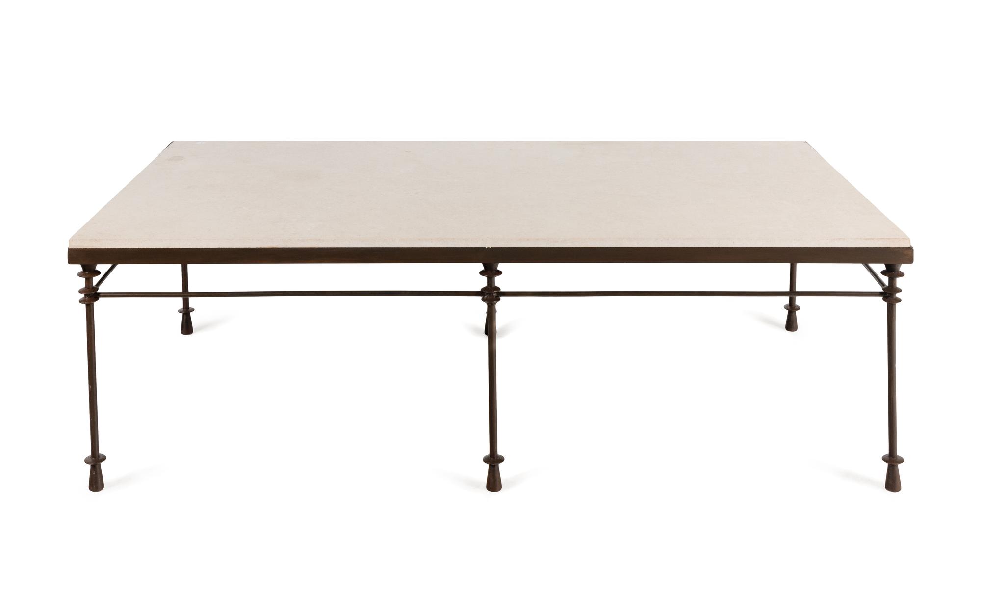 A Contemporary Steel Low Table