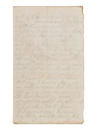[CIVIL WAR]. Pair of letters from Alfred E. Waldo, 35th Massachusetts Infantry, DOW, detailing the Battle of Fredericksburg and aftermath.