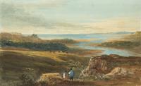 Harlech Castle and the Irish Sea , 1838
