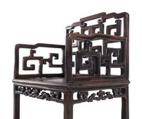 A Chinese Rosewood Armchair