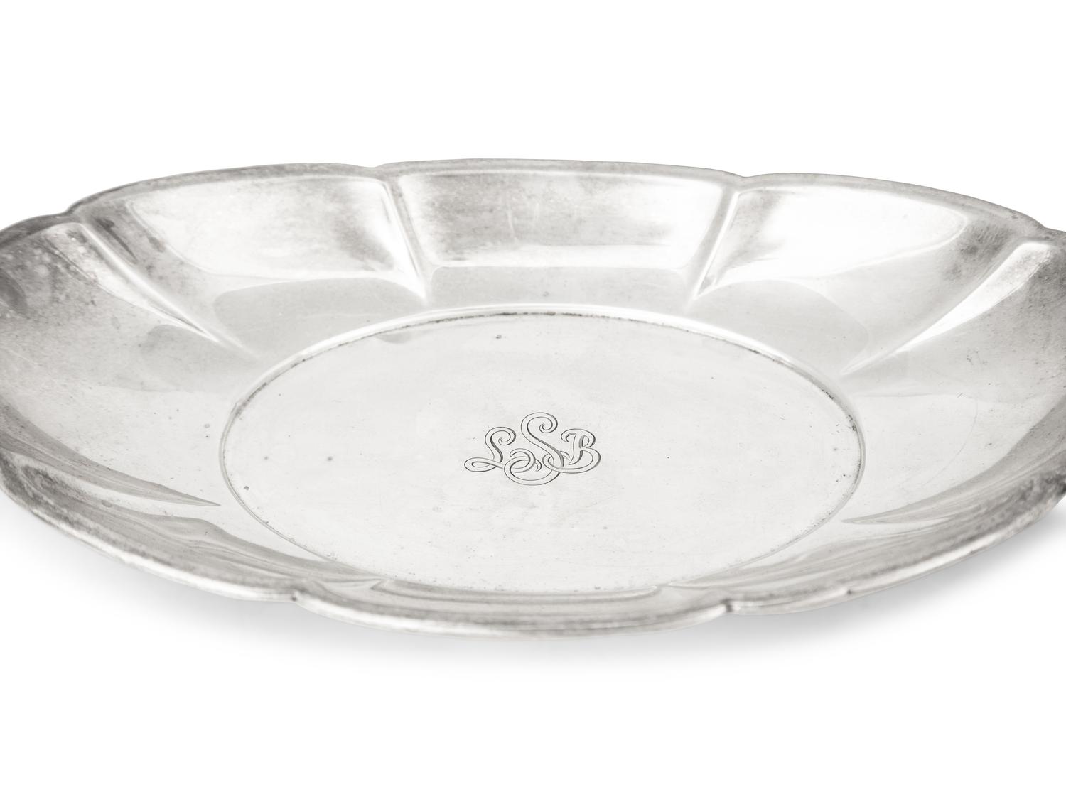Three Silver Serving Articles